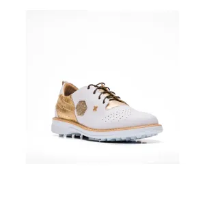 Inspiration Fantasy Spikeless Golf Shoes White Gold