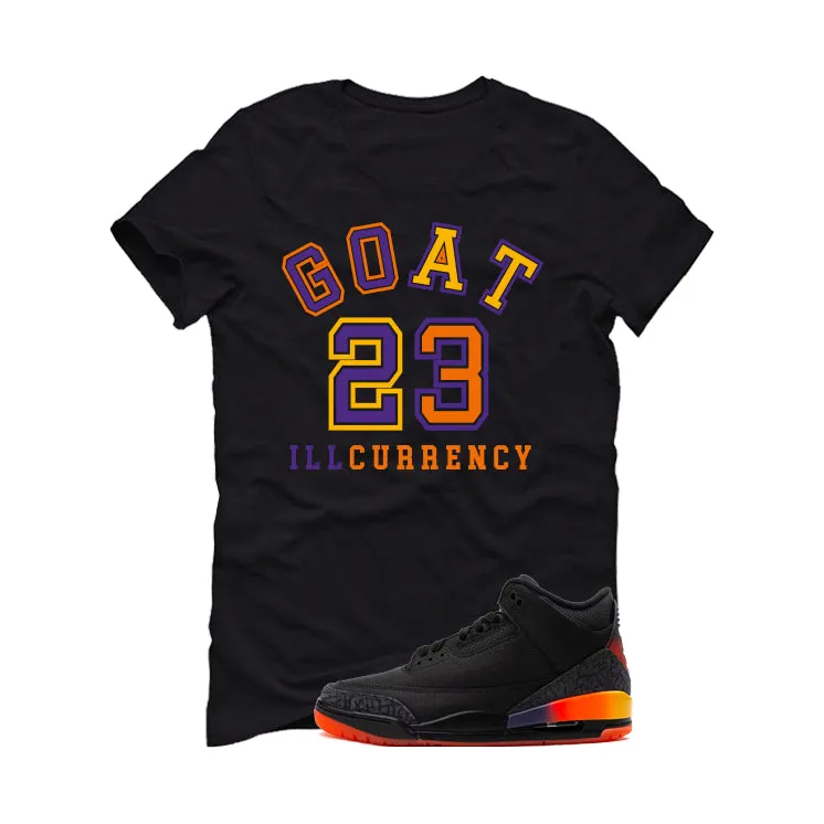 J Balvin x Air Jordan 3 Rio Black T-Shirt (GOAT 23)