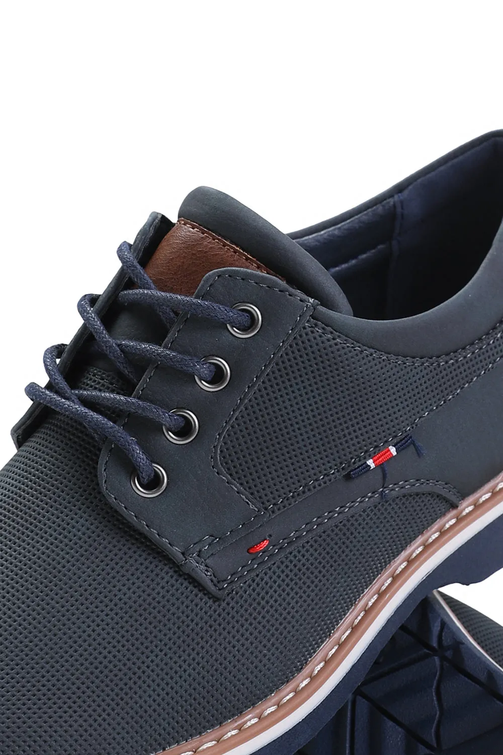 JACK LACE UP SNEAKERS IN NAVY