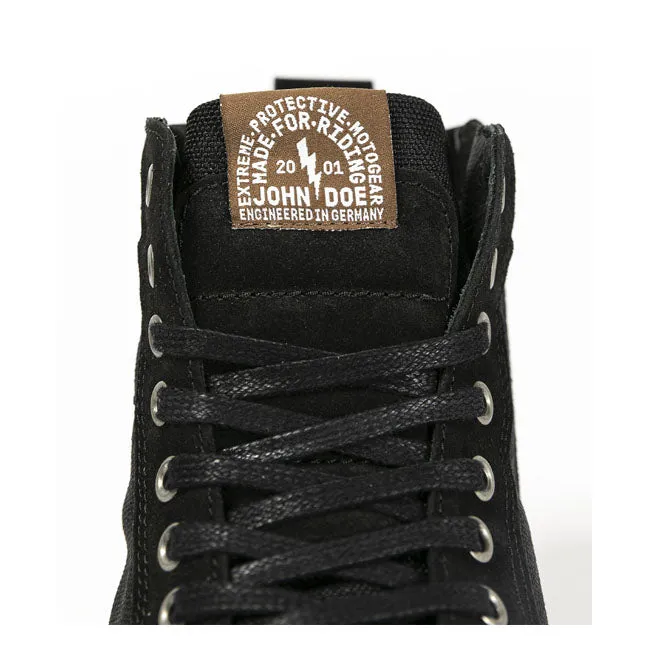 John Doe Motorcycle Sneakers Neo Black / Brown CE Approved