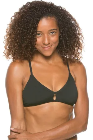 JOLYN Vent Bikini Top- Black