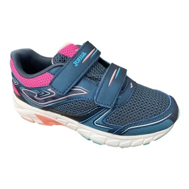 Joma scarpa da ragazza con strappi Vitaly Jr 2233 navy-fucsia