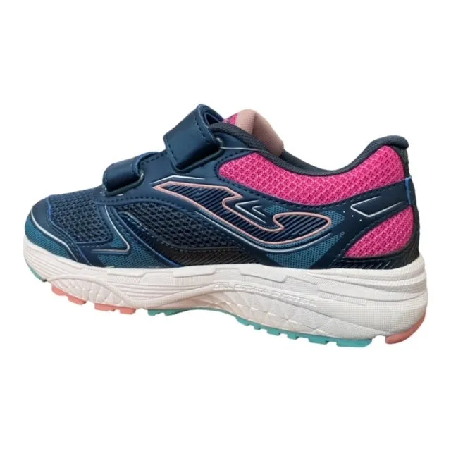 Joma scarpa da ragazza con strappi Vitaly Jr 2233 navy-fucsia