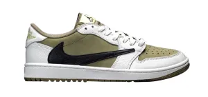 JORDAN 1 RETRO LOW GOLF TRAVIS SCOTT NEUTRAL OLIVE