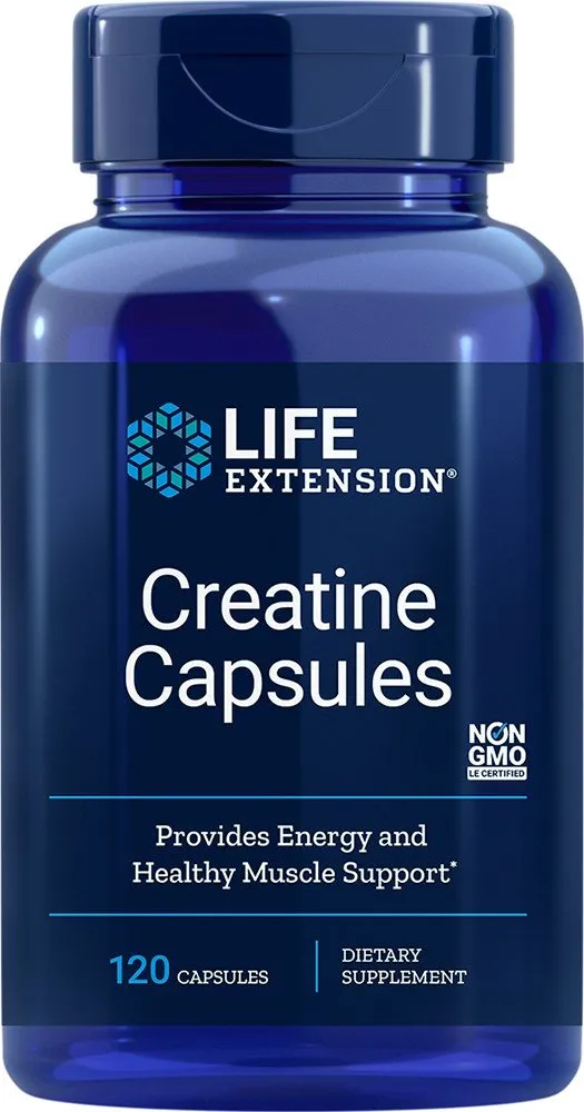 Life Extension Creatine Capsules 120 VegCap