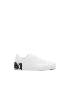 Logo Leather Low-Top Sneakers