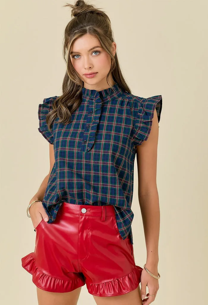 Mad For Plaid Top