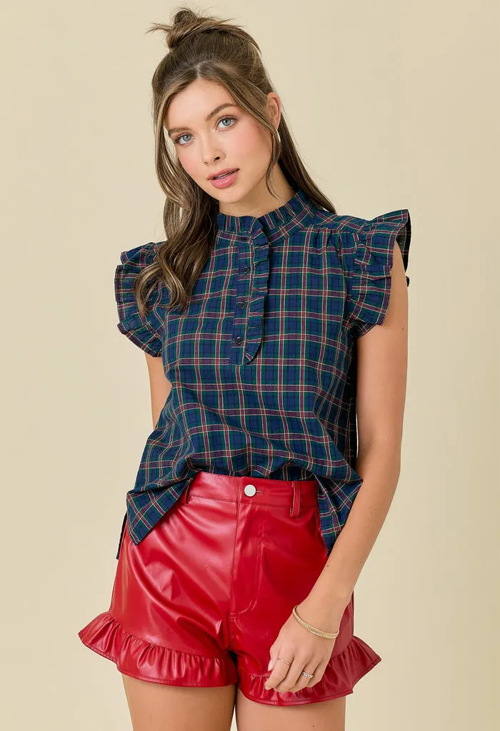 Mad For Plaid Top