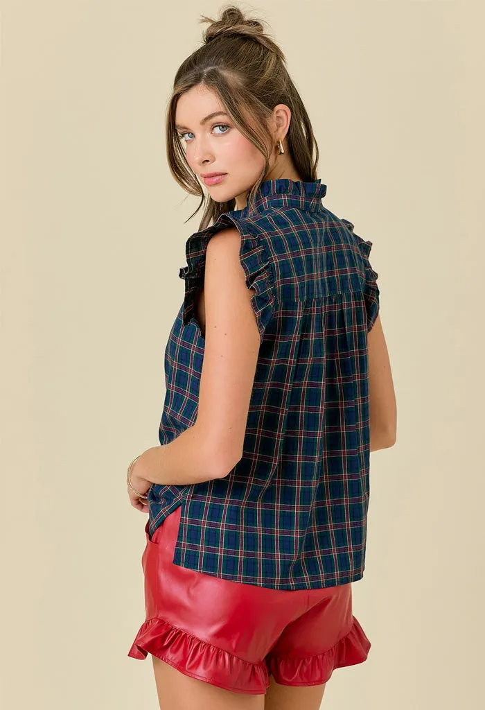 Mad For Plaid Top