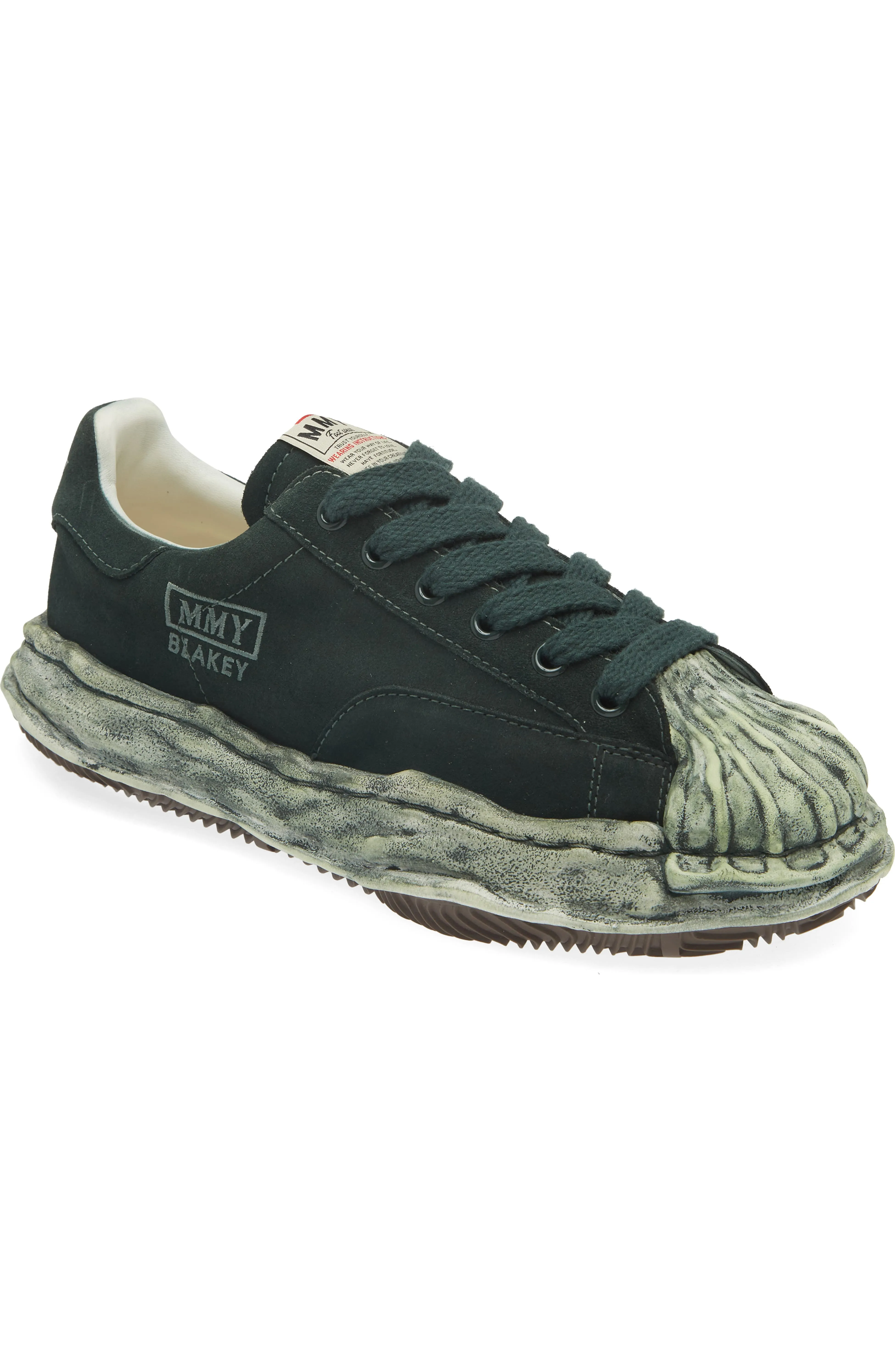 Maison Mihara Yasuhiro BLAKEY / original sole suede Low-Top sneaker - Green