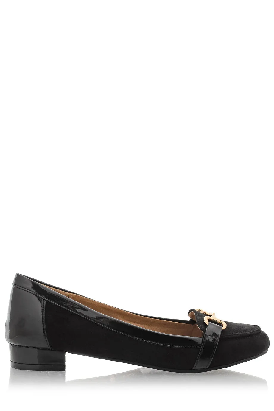 MARISA Black Slipper Ballerinas