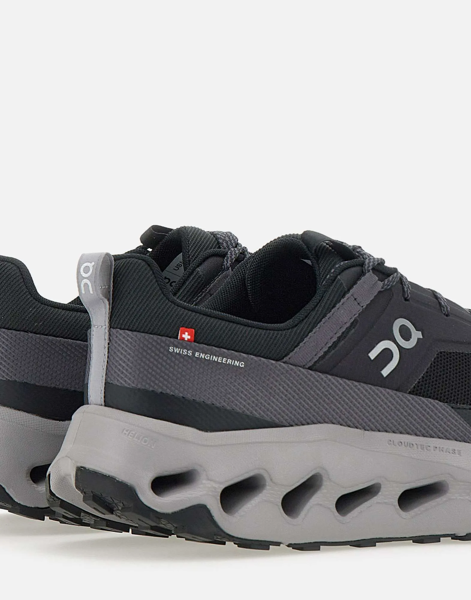 Men's Black and Grey Trekking Sneakers