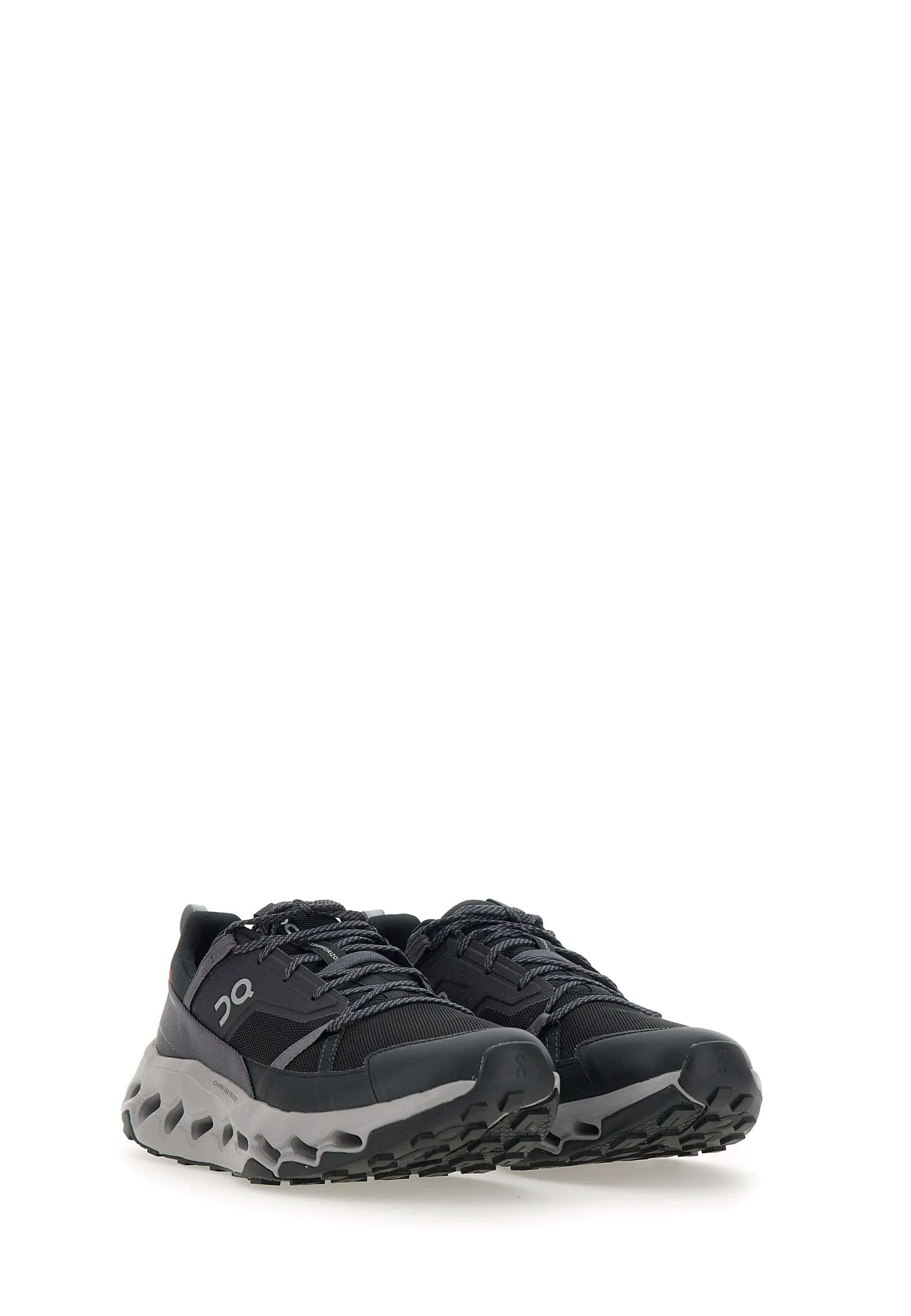 Men's Black and Grey Trekking Sneakers