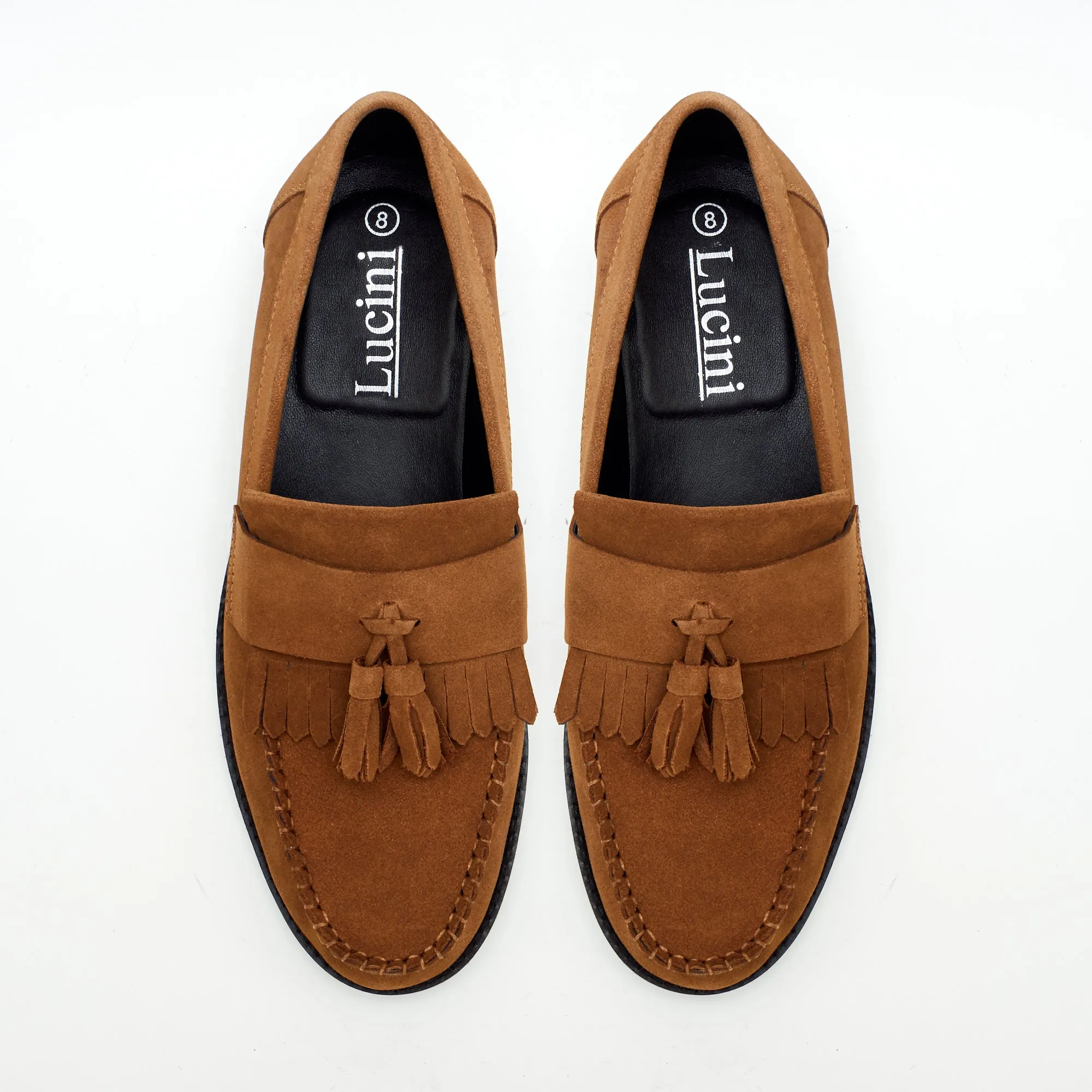 Mens Formal Moccasin Shoes 17999_Snuff Suede