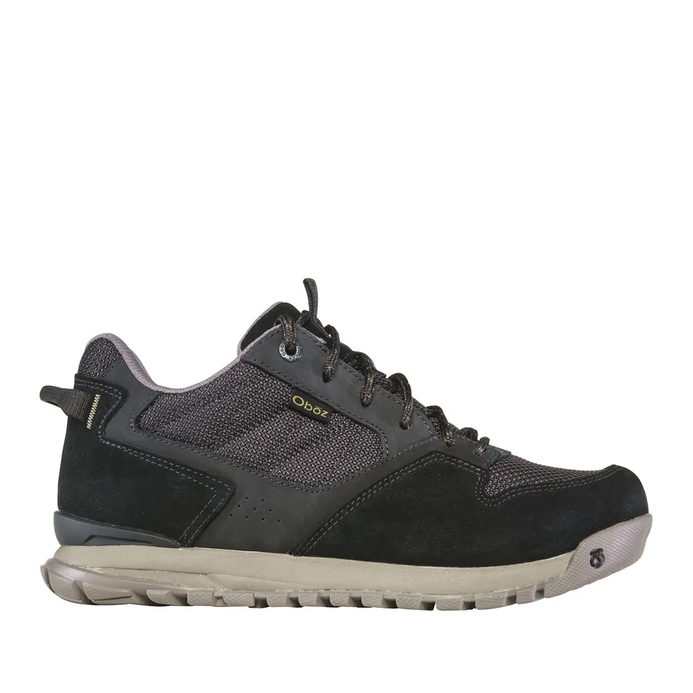 Men's Oboz Bozeman Low Suede Color: Jet