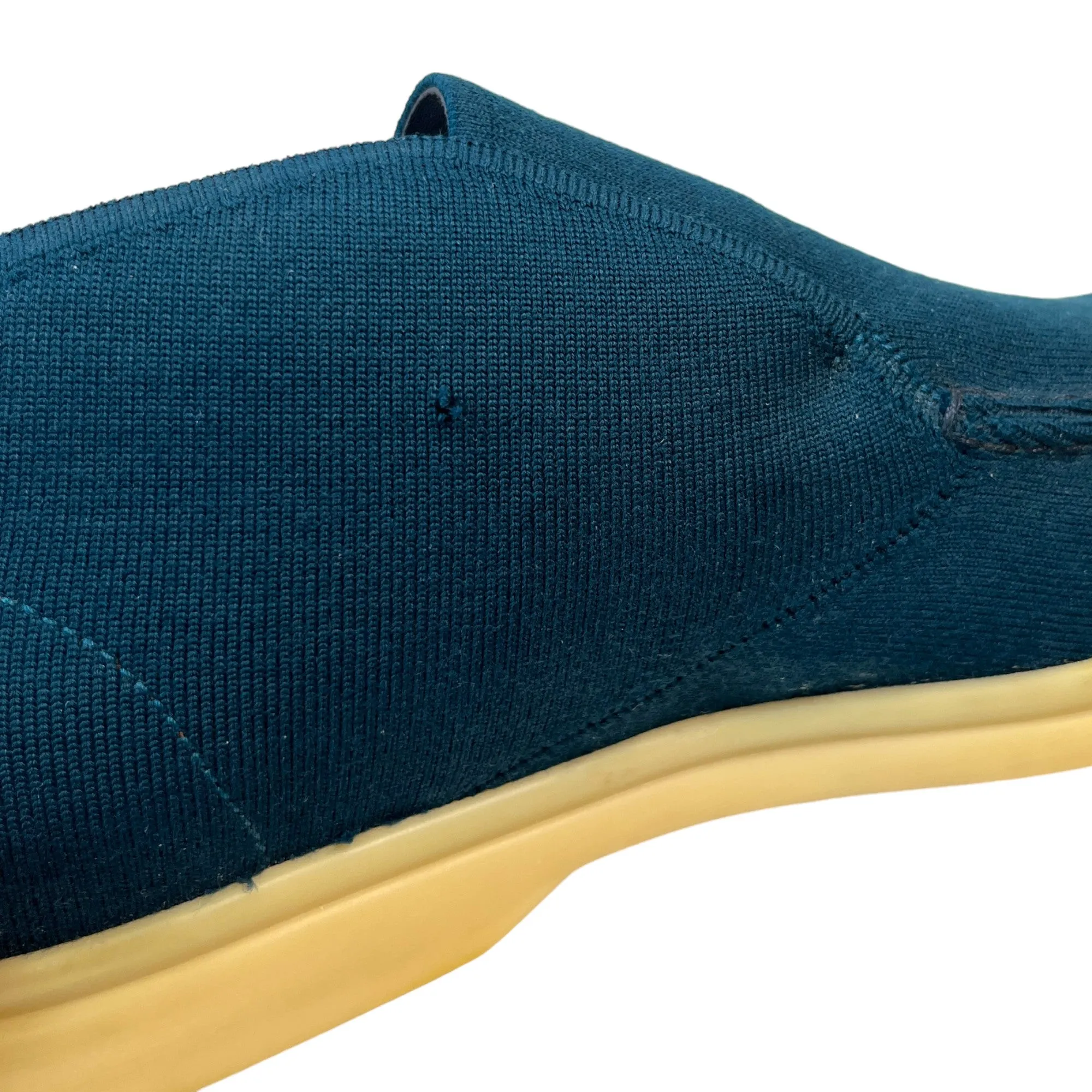 Men's Open Knitted Walk Loafers Blue Size EU 39 / UK 5