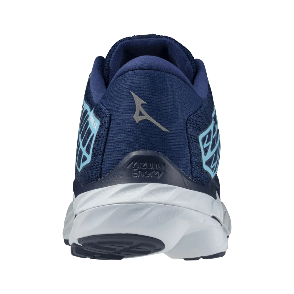 Mizuno Men's Wave Inspire 20 Running Shoes in Estate Blue/ White/ River Blue AW24