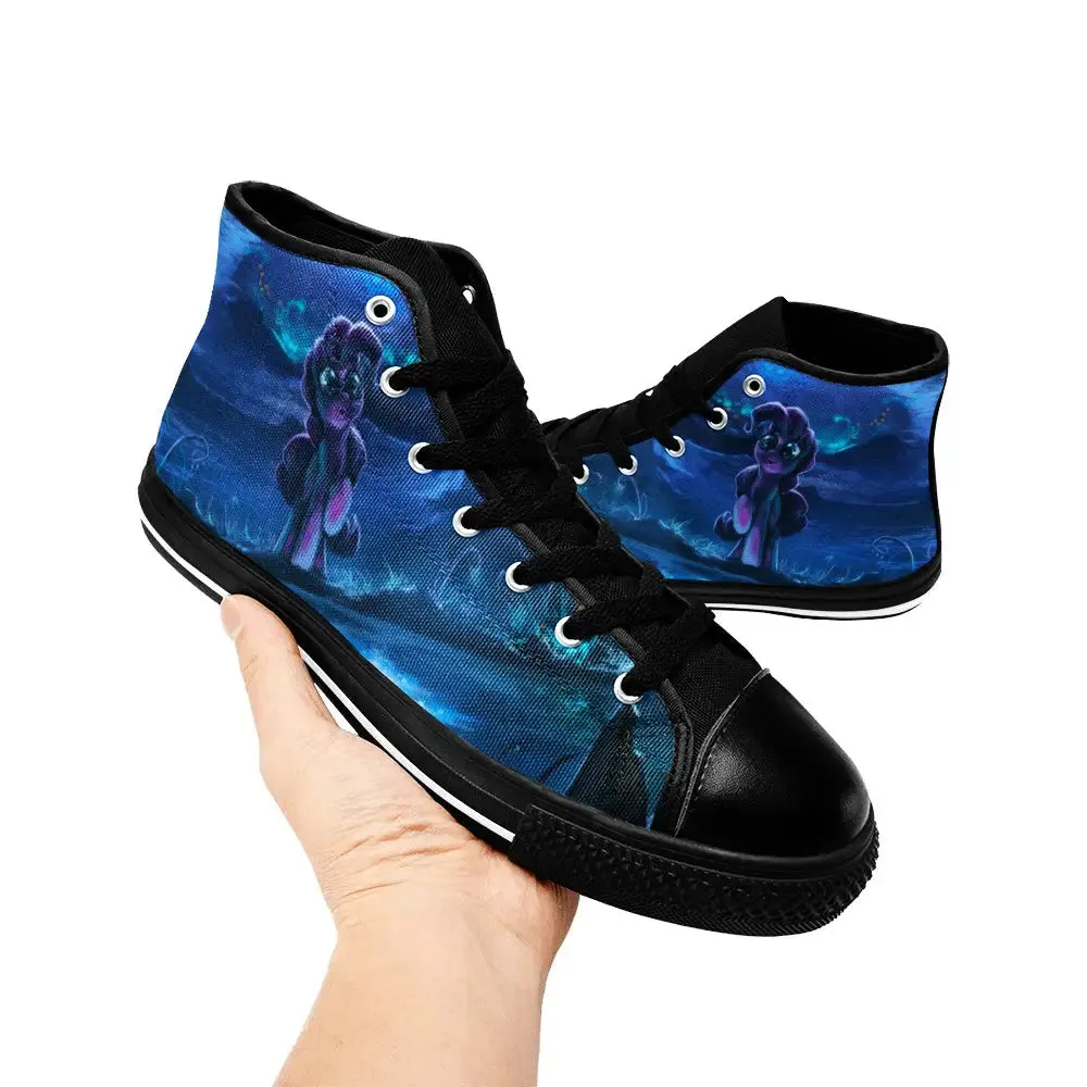 My Little Pony Friendship Is Magic Starry Night Shoes High Top Sneakers for Kids and Adults