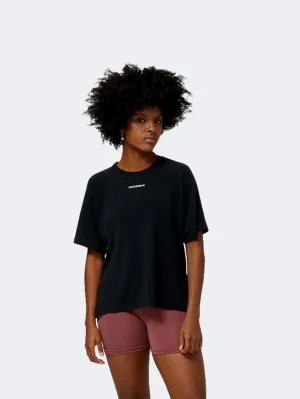 New Balance Achiever Tee Women Training T-Shirt Black