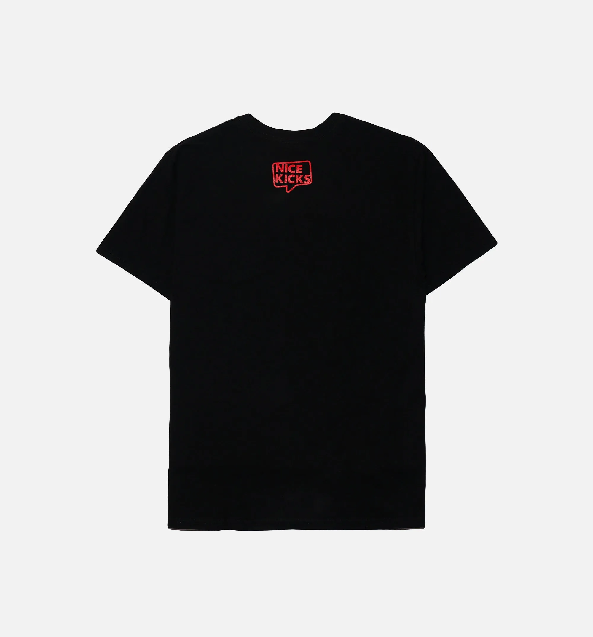 Nice Kicks Classic Outline Tee Mens T-Shirt -  Black/Red