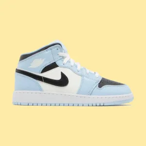 Nike Air Jordan 1 Mid (GS) - Ice Blue