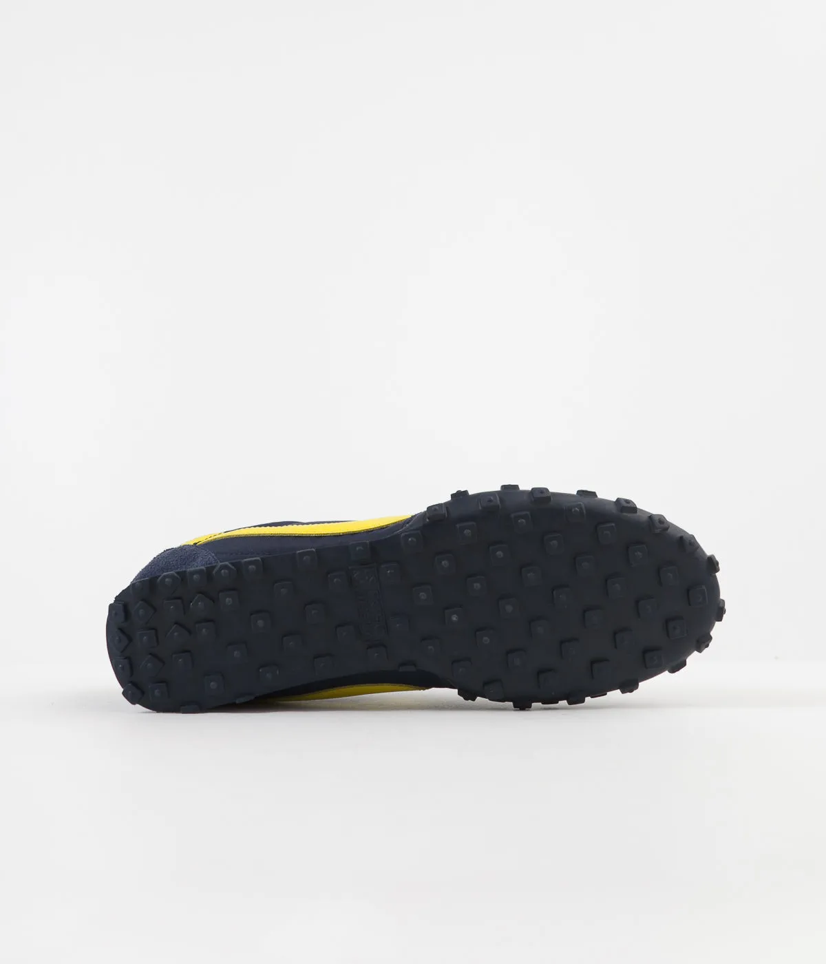 Nike Waffle Racer Shoes - Obsidian / Chrome Yellow - White