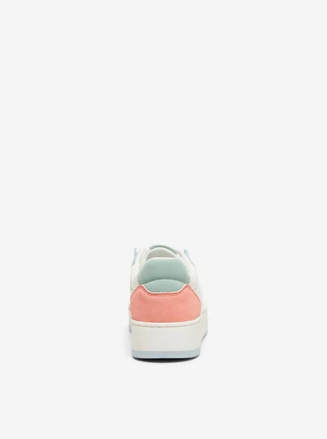 Onlsaphire-5 Low Cut Sneaker - Ecru Dessin