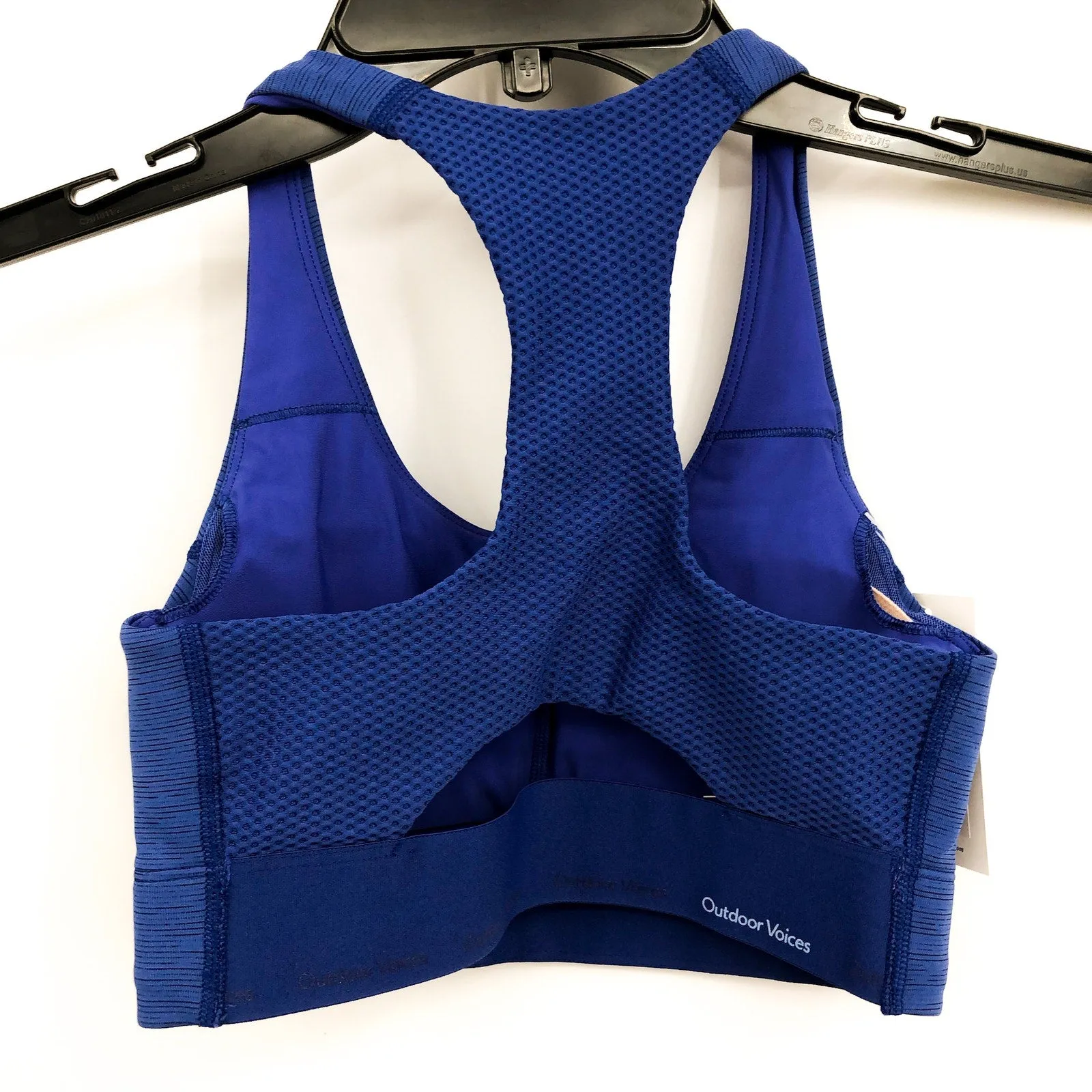 OUTDOOR VOICES Doing Things Thrive Sports Bra XXS Blue Deep Ultramarine NWT