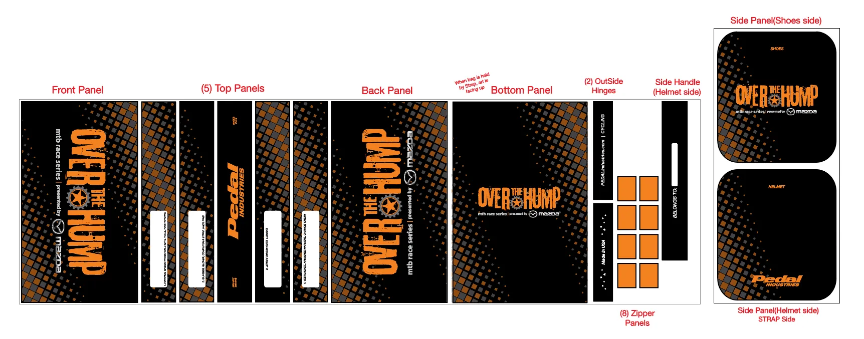 OVER THE HUMP 2023 CYCLING  RACEDAY BAG™