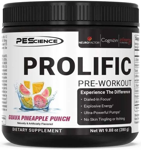 PEScience Prolific, Guava Pineapple Punch - 280 grams