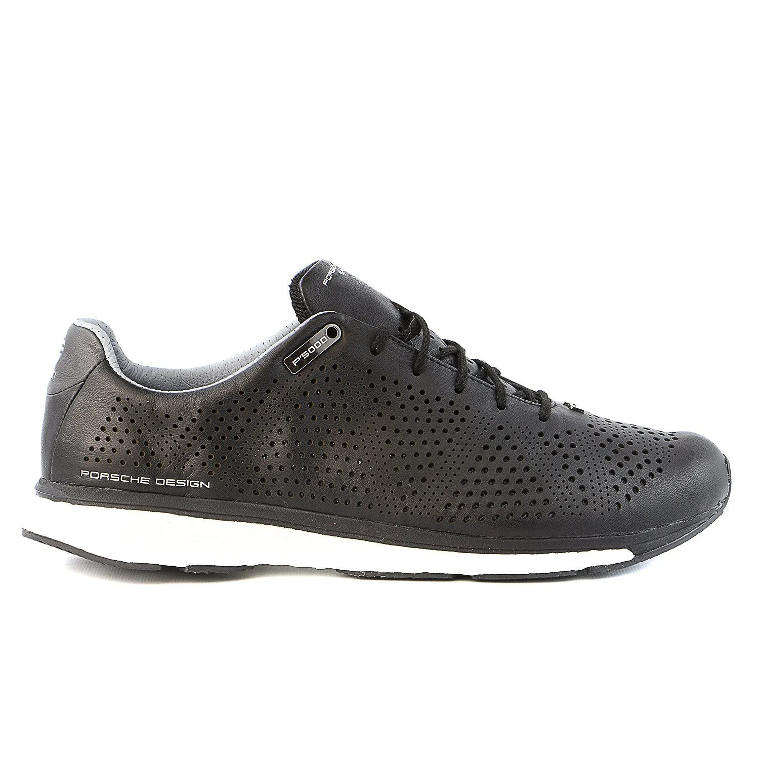 Porsche Design M Endurance Boost Sneaker Shoes - Black/Black/Light Grey - Mens