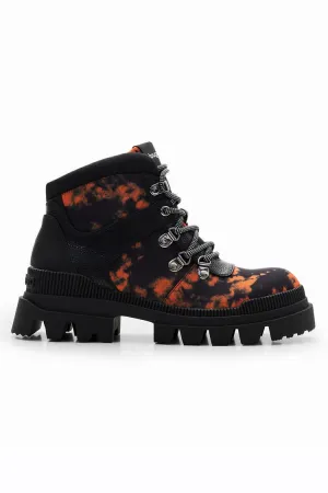 Printed Trekking Ankle Boots | FINAL SALE