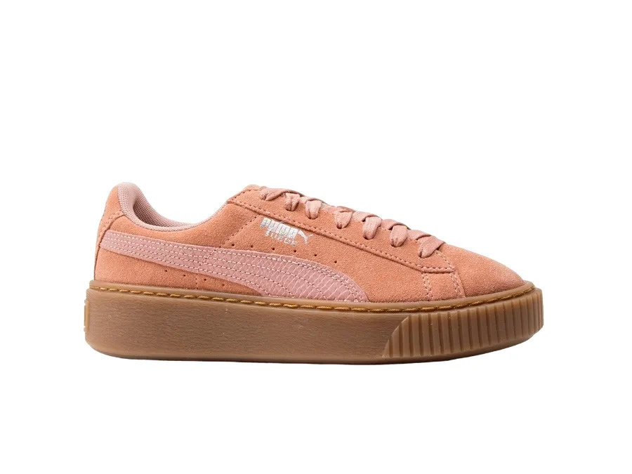 Puma scarpa sneakers da donna Suede Platform Animal 365109 02 cameo