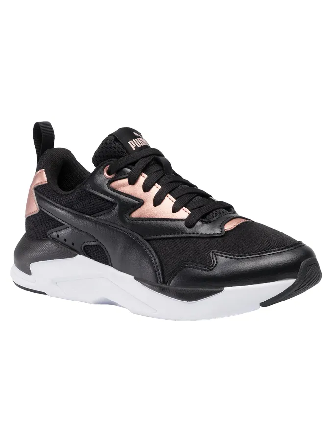 Puma scarpa sneakers da donna X-Ray Lite Metallic 374737 01 nero