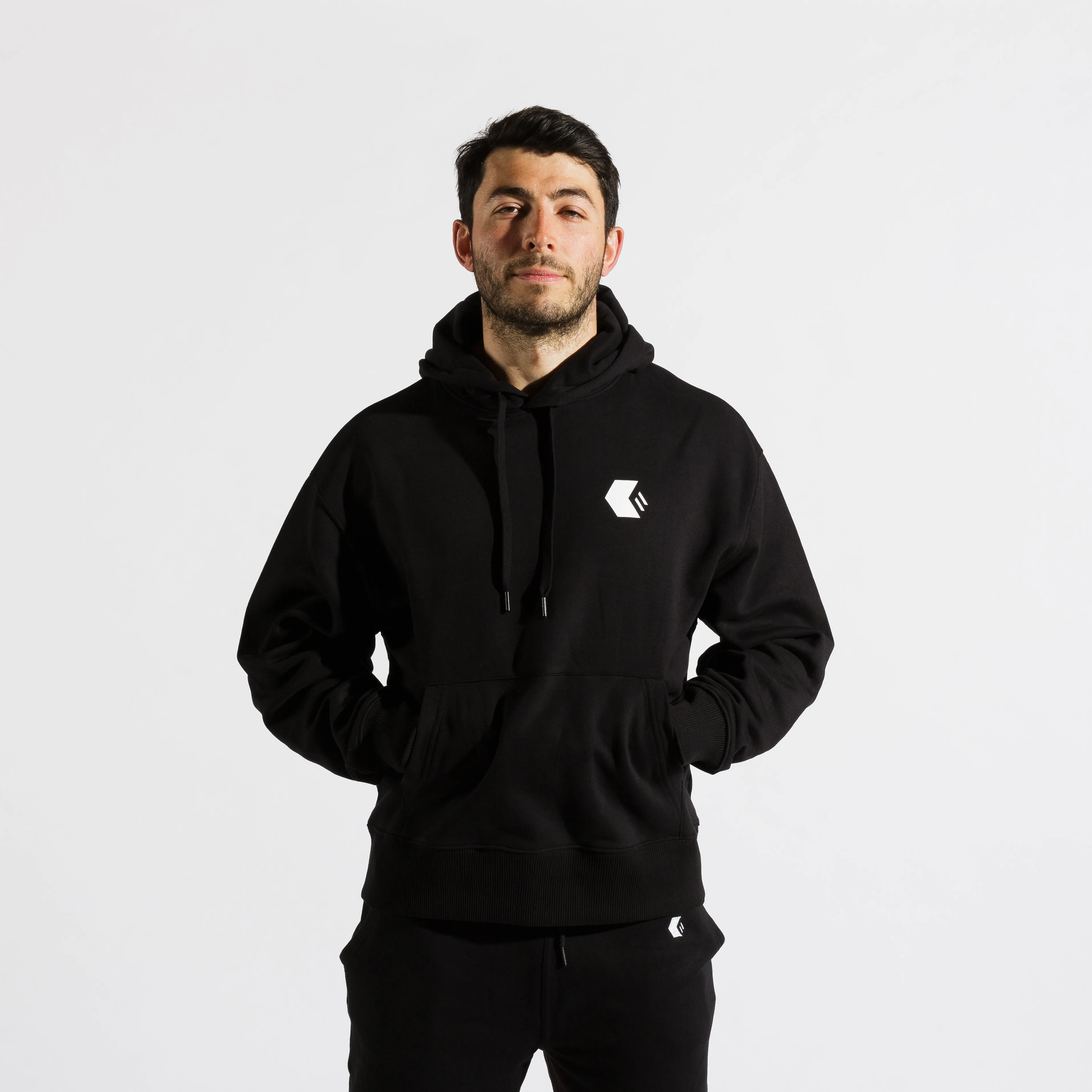 Relaxed Fit Hoodie Black