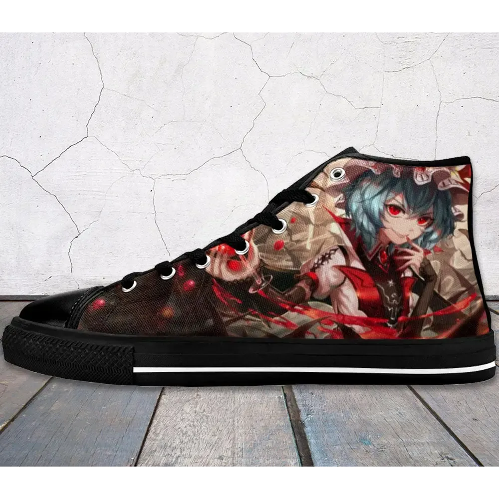 Remilia Scarlet Touhou Project Shoes High Top Sneakers for Kids and Adults