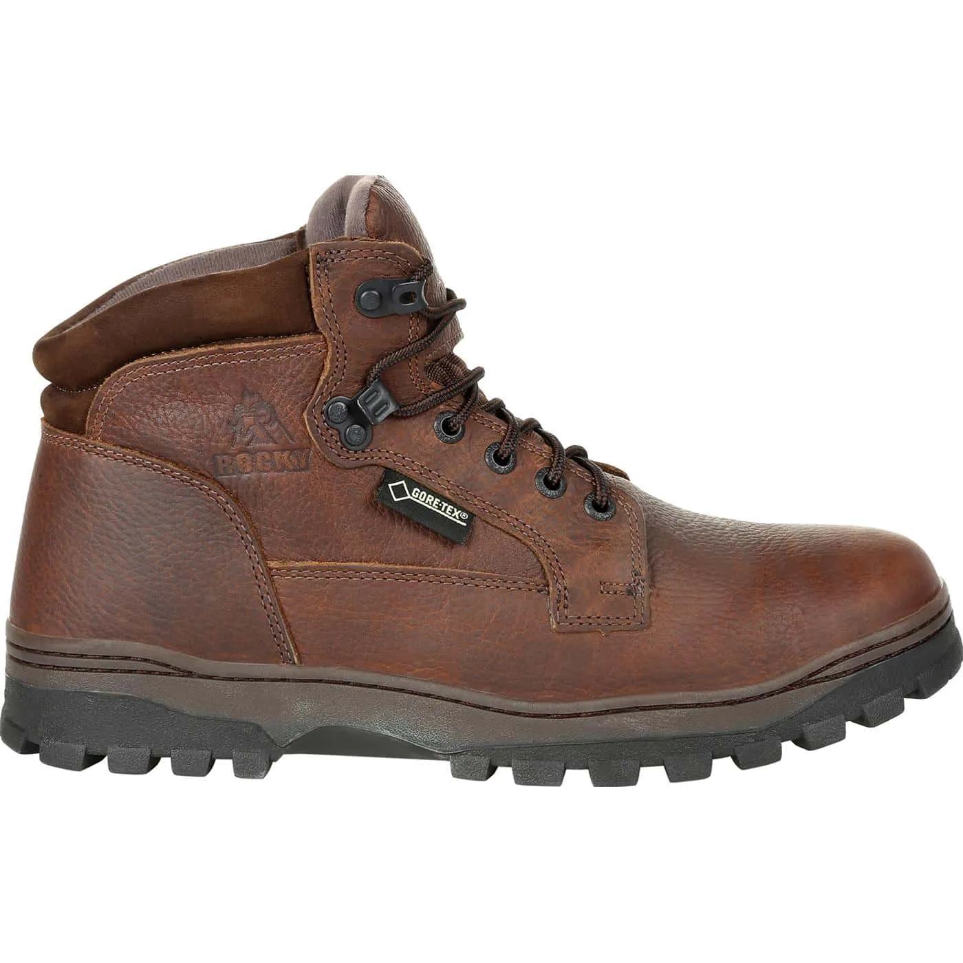 Rocky | Men's Outback Plain Toe GORE-TEX Waterproof Outdoor Boot | Brown