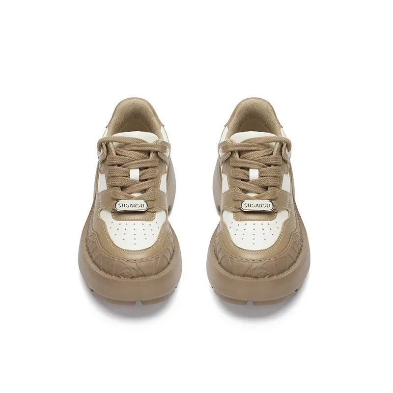 Rose Relief Sneakers Almond