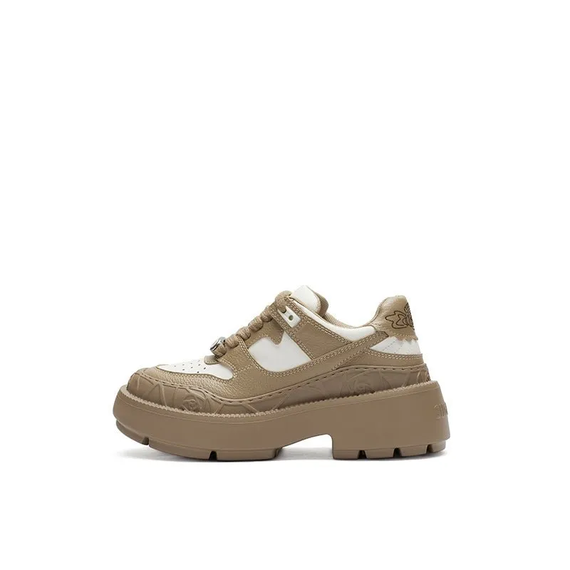 Rose Relief Sneakers Almond