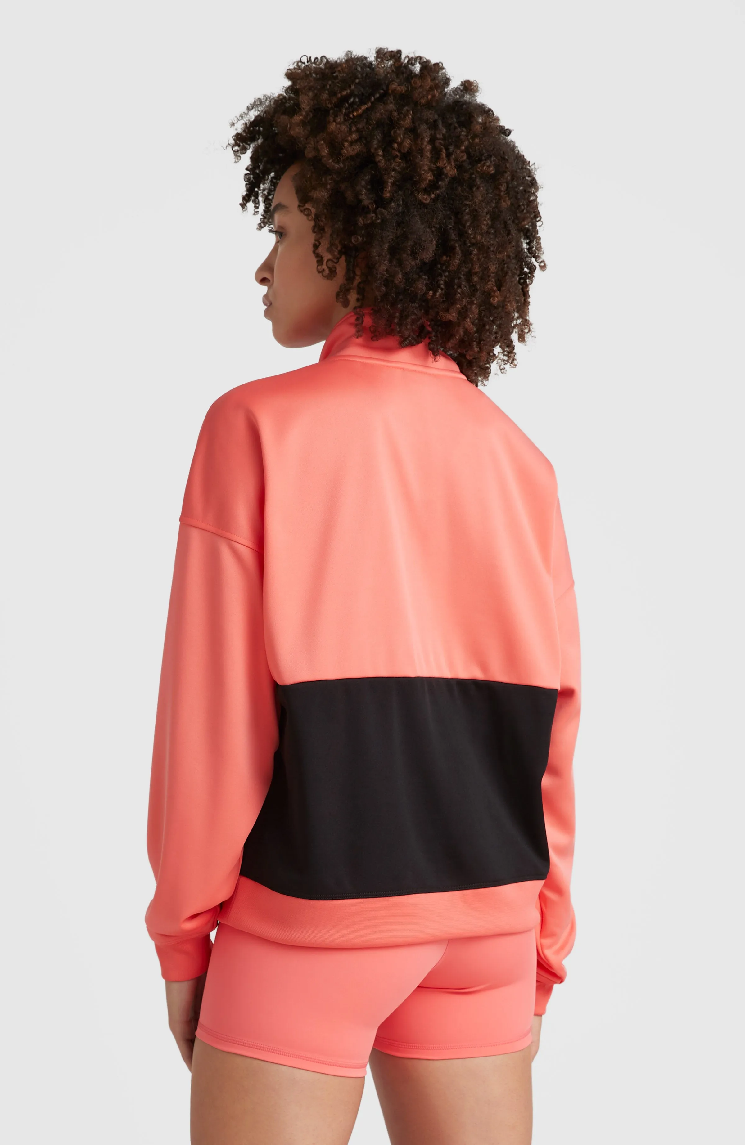 Rutile Half Zip Fleece | Georgia Peach