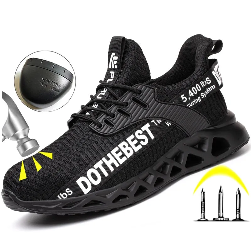 Safety and Comfort : Steel Toe Lightweight Safety Sneakers