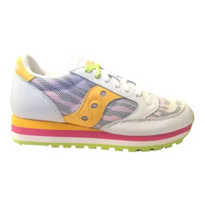 Saucony Original Jazz Triple sneakers da donna S60640-1 white-yellow