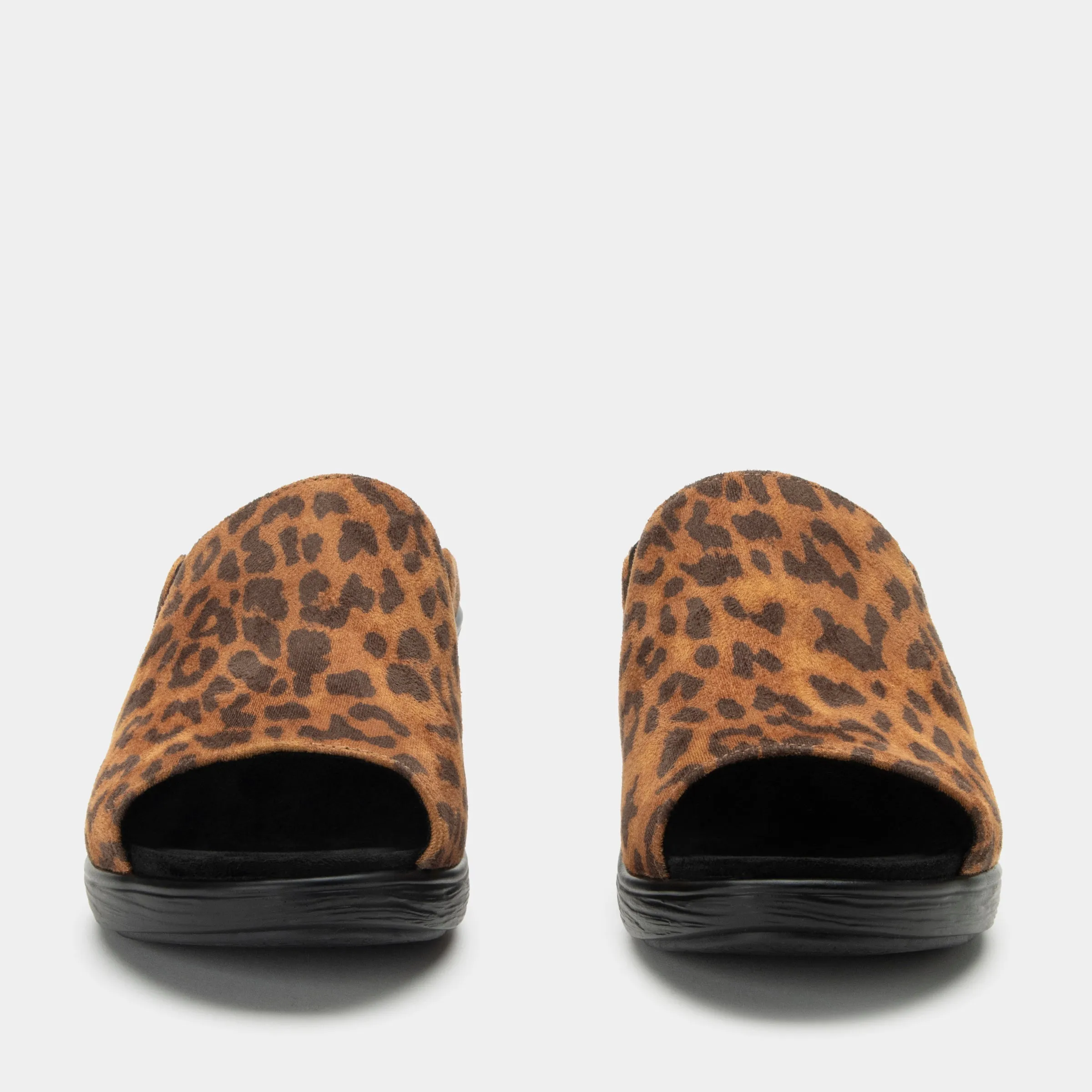 Shilaine Stretch Leopard Sandal