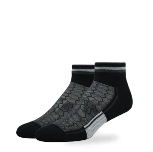 SILVER QUARTER SOCKS | BLACK