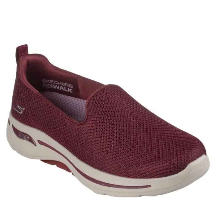 Skechers Arch Fit Slip Ons Grateful Burgundy