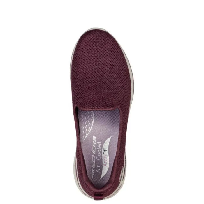 Skechers Arch Fit Slip Ons Grateful Burgundy