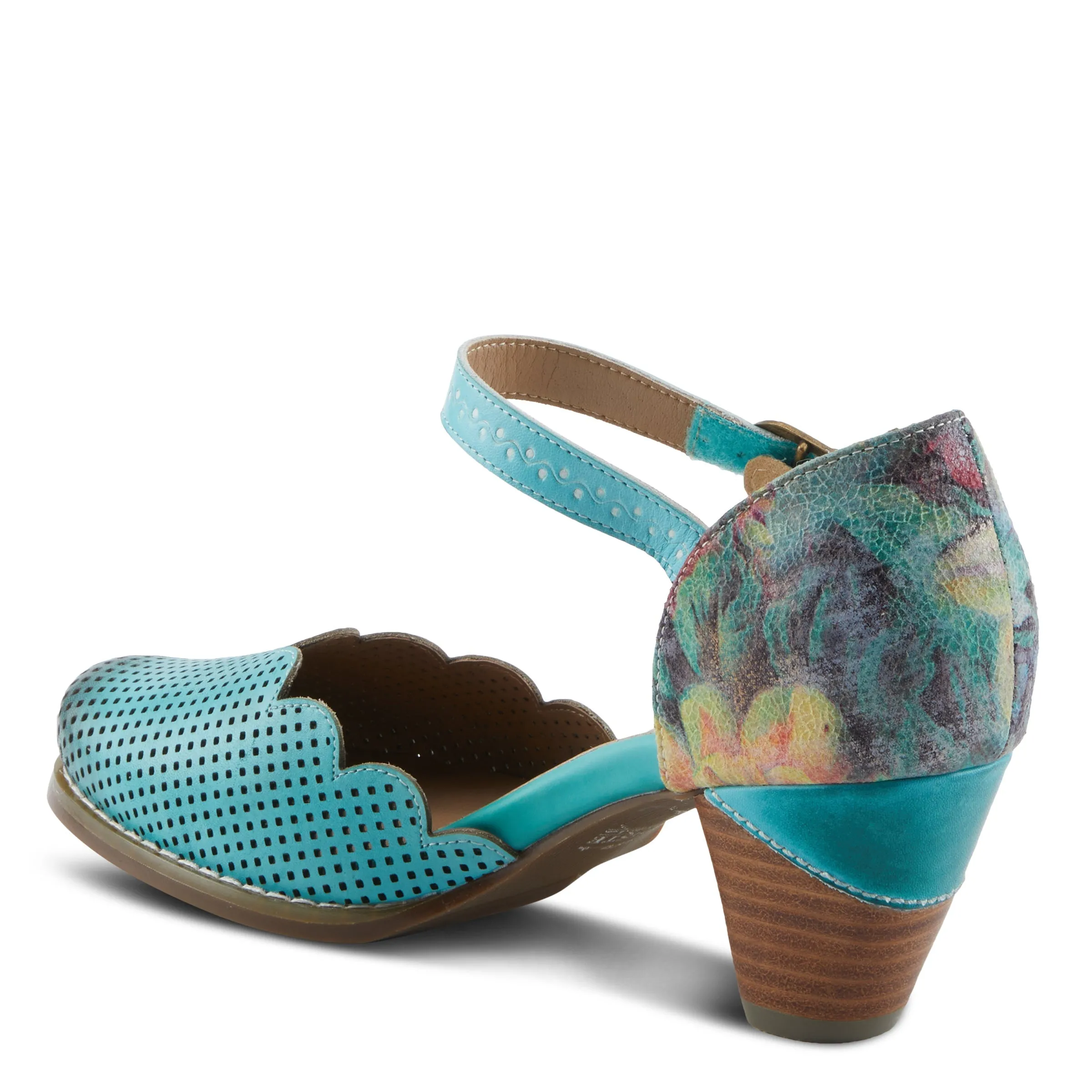 Spring Step Shoes  L'Artiste Parchelle Women's Hand Painted Leather Shoes