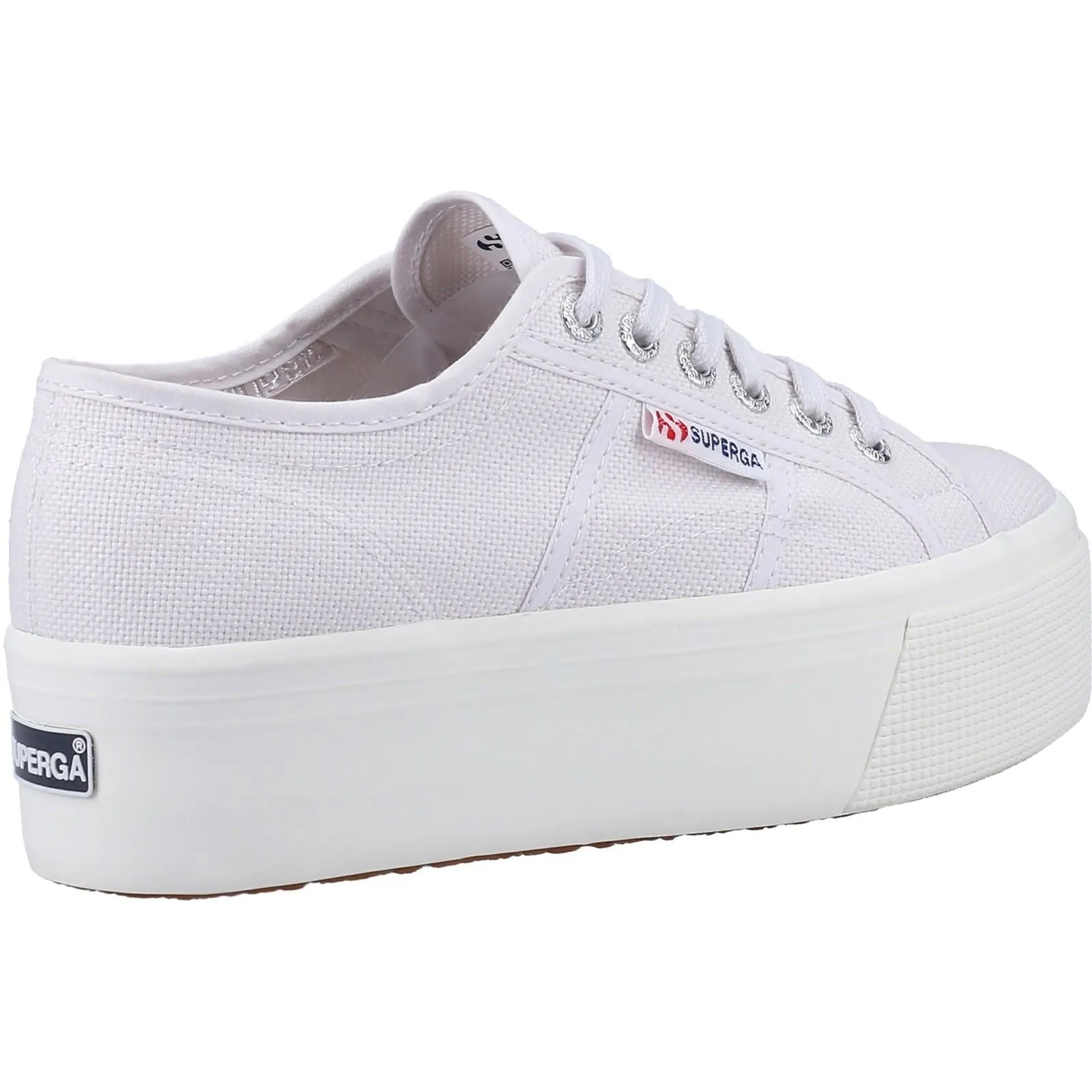 Superga 2790 Linea Up And Down 100% Cotton Women's Grey Trainers