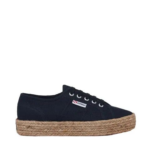 Superga scarpa sneakers da donna in tela con 2730 S00CF20 933 blu