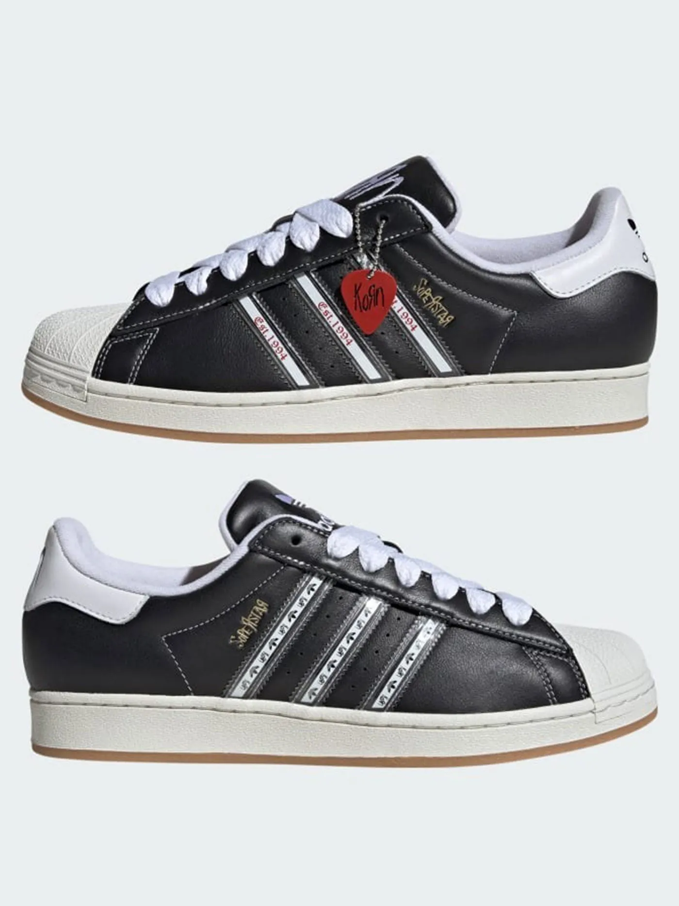 Superstar x Korn Core Black/transl/Better Scarlet Shoes